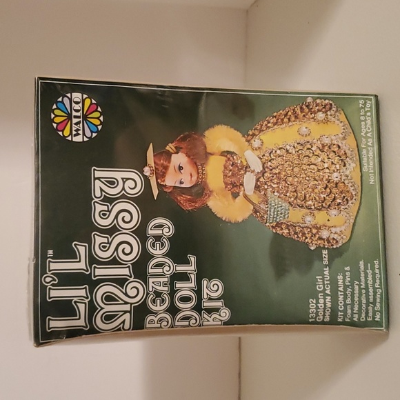 Walco Other Vintage 974 Lil Missy Beaded Doll Kit Golden Girl 1332